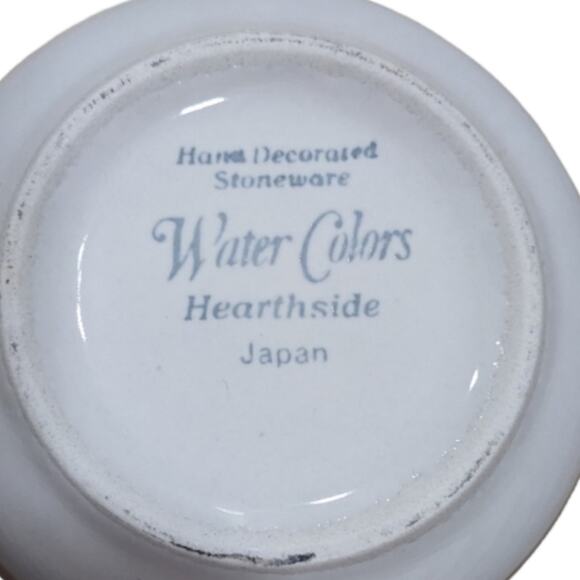 Water Colors Horizon by Hearthside Japan brown striped cream mug - Picture 4 of 4